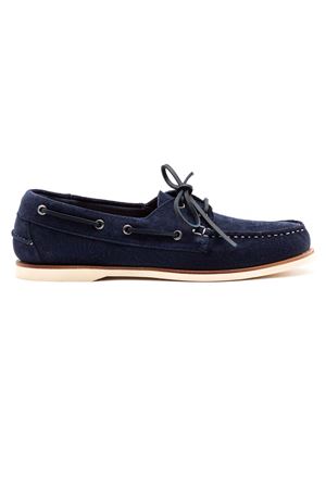 Blue suede driver loafers BERWICK 1707 | 5604BLU
